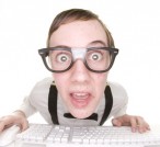 Shocked Computer Nerd